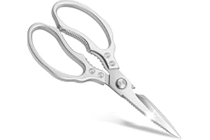 Kitchen Scissors for Food Heavy Duty, All-Purpose Kitchen Shears Dishwasher Safe, Upgraded Thickened Steel Poultry Shears Coo