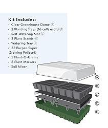 Burpee XL Self-Watering Growing System Indoor Seed