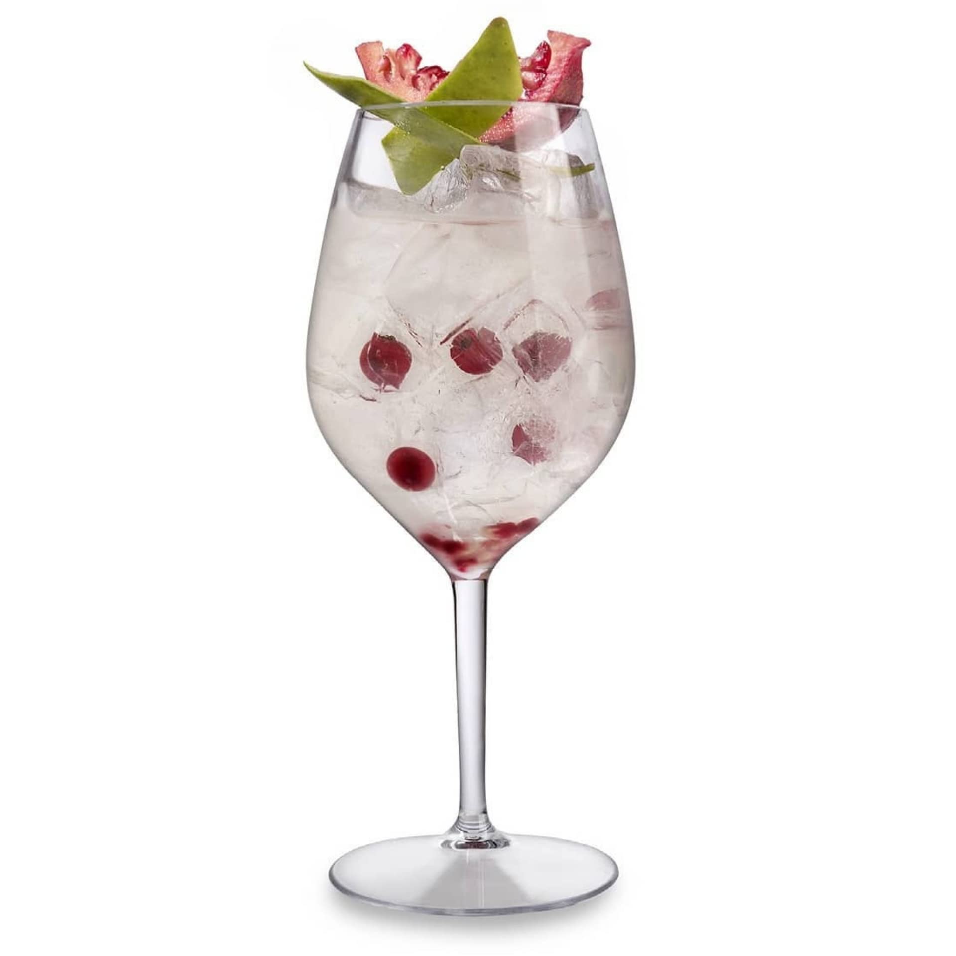 AIOS Unbreakable Tritan BPA Free Large Wine Glass/Spritzer Glass. Capacity 510ml (Set of 6)