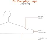 Amazon Basics Stainless Steel Clothes Hangers 20 Pack view 4