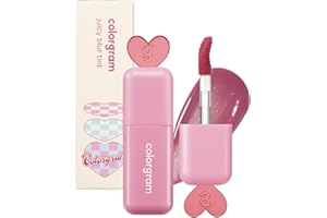 COLORGRAM Juicy Blur Tint 04 Cushiony Peach | Daily Semi-Matte, Semi-Glossy, Long-Lasting Lip Stain, Moisturizing, Buildable & Blendable, highly Pigmented (0.12 Fl. Oz.)