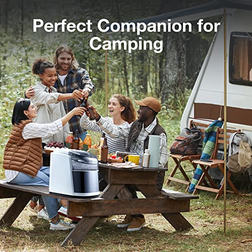 Ice Maker Countertop Machine with Self-Cleaning Function，26LBS in 24 Hours, 9 Bullet Cubes Ready in 6 Mins, Compact Ice Cube Maker with Ice Scoop & Basket for Home Kitchen Office Bar (White)