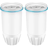 Water Filter Replacement for ZERO Water Pitcher, 5-Stage 0-TDS, 2-Pack | Fits Pitchers ZR-001, ZR-017, ZP-010, Dispensers ZD-018, ZD‑013W, ZBD‑040, Reduce Lead, Chromium, PFOA/PFOS