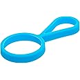 PURE Easy and Convenient Durable Simple Silicone Bottle Holder, 1.25 x 3 inches, Aqua Blue