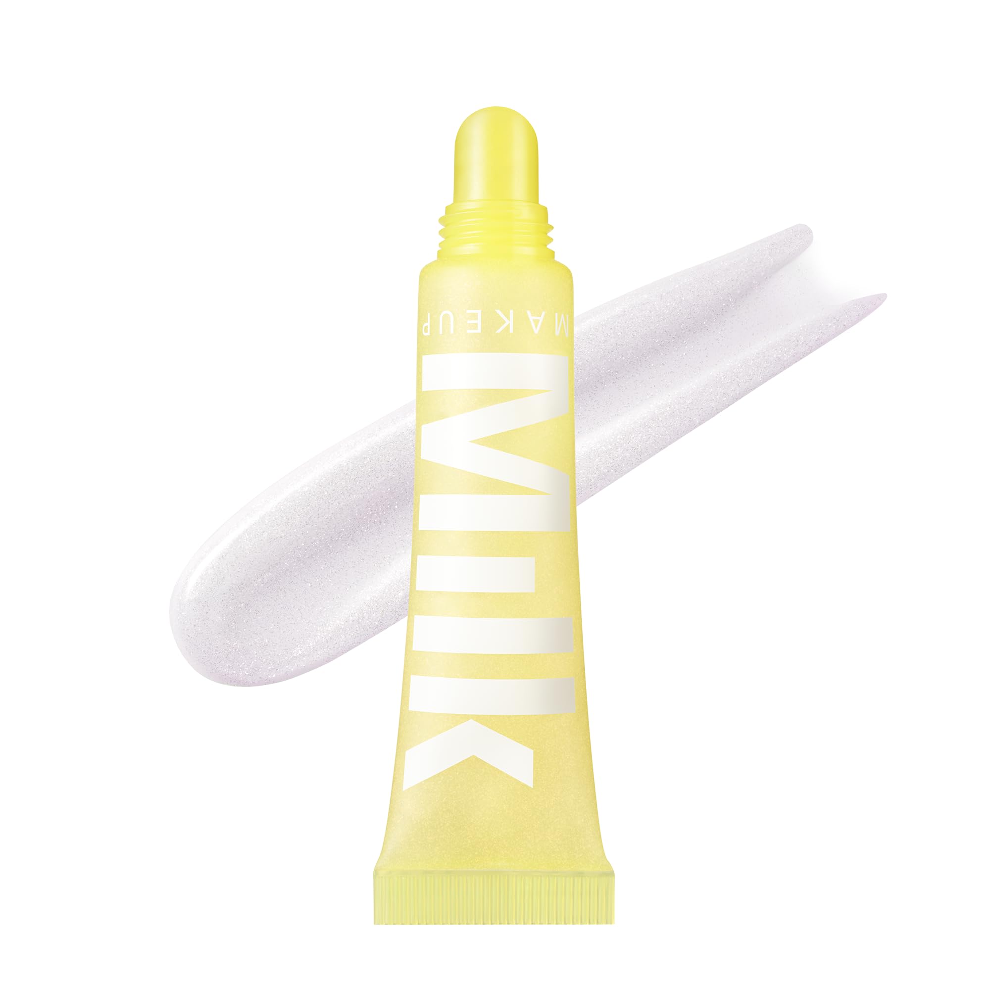 Photo 1 of Milk Makeup Balmade Electrolyte Lip Balm – Hydrating, Sheer Gloss Nourishes + Replenishes Moisture – Clean, Vegan Formula with High-Shine Finish – Electron (Clear Shimmer, Citrus Lemon), 0.4oz