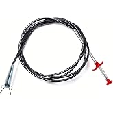 Drain Snake, Drain Clog Remover - Gutter Cleaning Tools Drain Cleaner for Toilet Sewer Shower Kitchen Bathroom Tub Clogged Drains Opener Cleaning Tool, Flexible Grabber Claw Pick Up Reacher (79 inch)