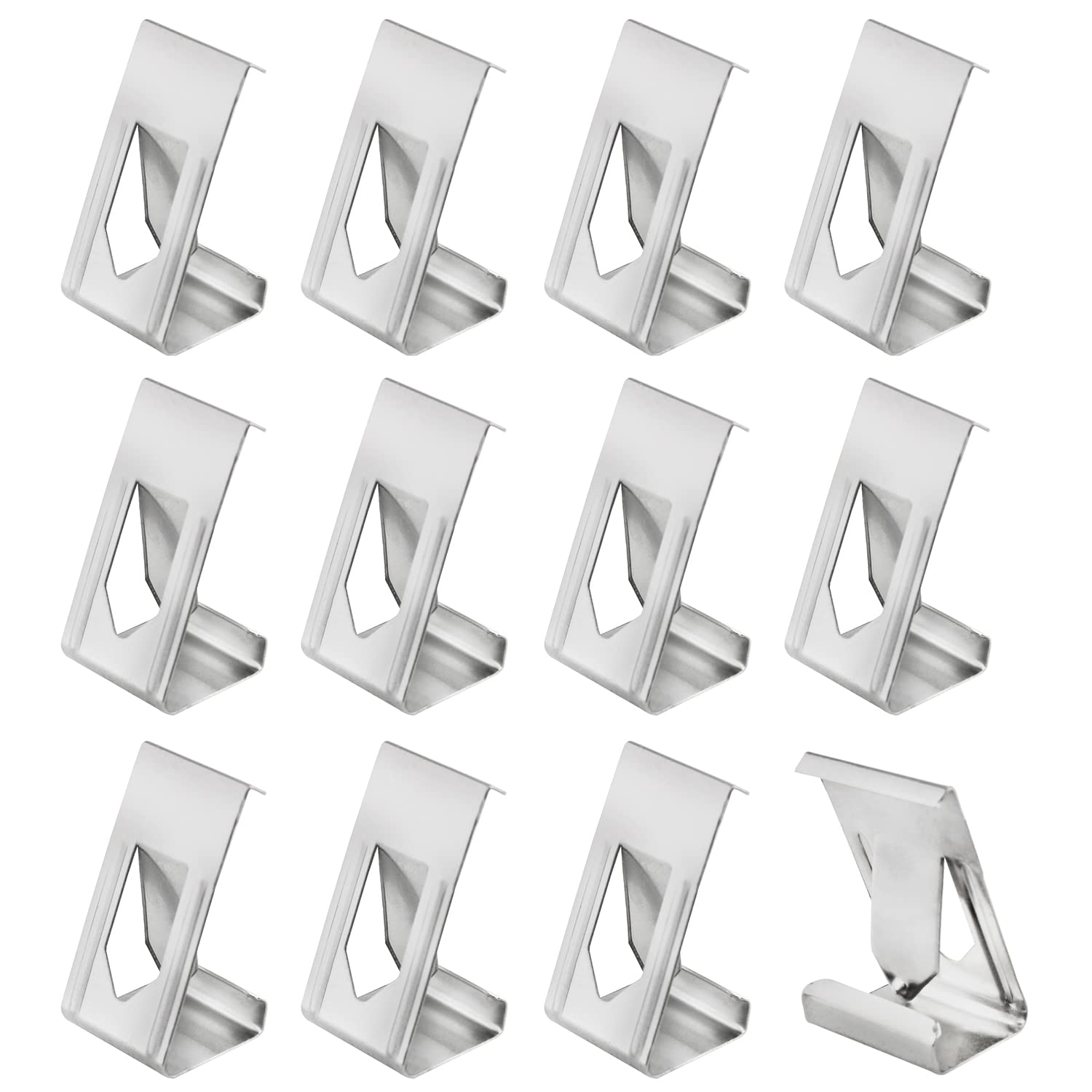 Photo 1 of 3D Printer Glass Bed Chip ZZLZX 40PCS Stainless Steel Small Picture Frame Spring Turn Clip for Ender 3 Pro Ender 3 V2 CR-20 CR-10 PRO, Bed Clamp