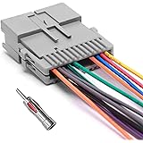 Red Wolf Stereo Radio Wiring Harness Connector Replacement For Select Gm Chevy Gmc 2000 2012 Model Amazon Ca Electronics