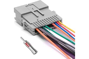 ZUOZE Car Stereo Radio Wiring Harness with Antenna Adapter for Chevy, GMC, Buick, Pontiac, Hummer, Chevrolet Silverado Colorado Malibu Suburban Corvette Cavalier, GM Sierra Envoy Canyon, Savana, Yukon