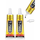 ALECPEA Upgrade T-7000 Black Adhesive Glue - 2PCS 15ml | High-Performance Waterproof Adhesive for Precision Repairs, Perfect for Phone, Electronics, Jewelry, and Crafts