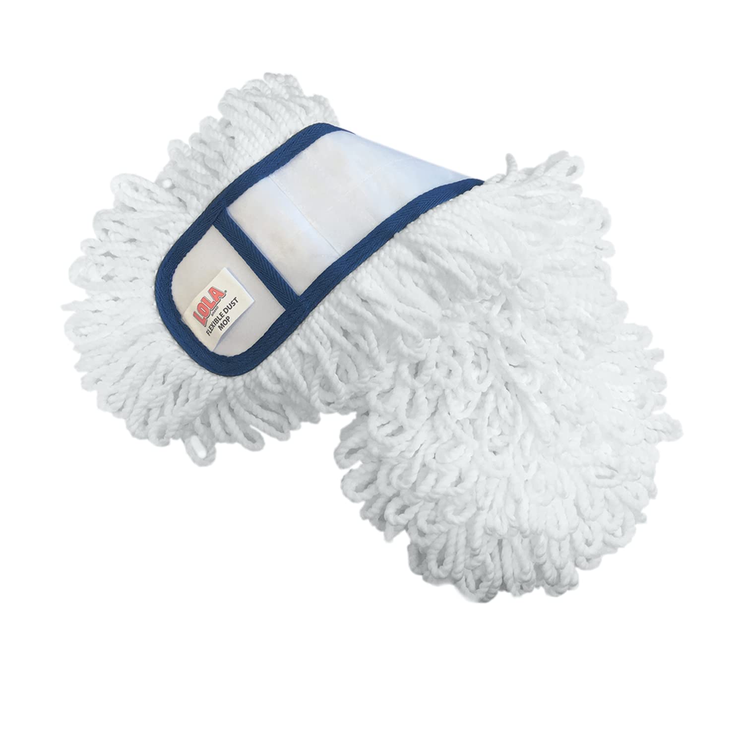 Photo 1 of LOLA Products 360 Degree Flexible 18" Dust Mop Replacement Head, Fine Fiber Machine Washable Dust Mop Head Attracts Dust & Dirt Like a Magnet, 2 Count