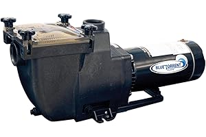 BLUE TORRENT PUMPS Blue Torrent Typhoon 1.5 HP 48 Frame In Ground Replacement Pool Pump
