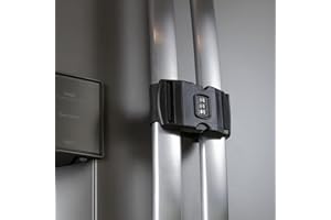 Urban August Child-Proof Refrigerator Lock with Combination - Original French Door Fridge Strap Lock for Kids, & Toddlers - Secure, Adjustable, & Easy Installation Cabinet Safety Locks - Pack of 2