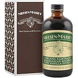 Nielsen-Massey Organic Fairtrade Madagascar Bourbon Pure Vanilla Extract, with Gift Box, 8 ounces