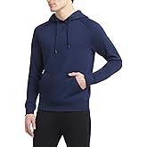 Jockey mens Cozy Fleece Kangaroo Pocket Pullover Hoodie