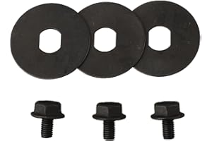 Vasiumic Chainsaw Bolt and Washer Kit 90639221 90618229 CMCCS620 CMCCS660 DWCS600 DCCS620 DCCS670 DCCS690, 3-Pack Reverse Thr