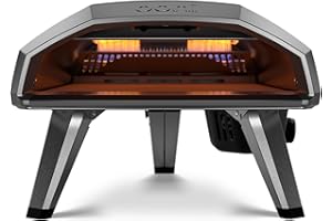 Ooni Koda 2 Gas Pizza Oven – 14" Outdoor Pizza Oven Cooks Pizza in 60 Seconds, Includes 28 mBar Regulator and Gas Hose, Propane Grill Reaches 950°F - Black