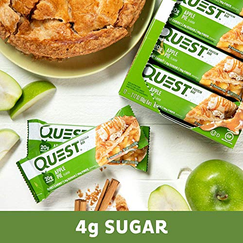 Quest Nutrition Apple Pie Protein Bar, High Protein, Low Carb, Gluten