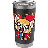 Aggretsuko Rage Face Tee Shirt Stainless Steel Insulated Tumbler