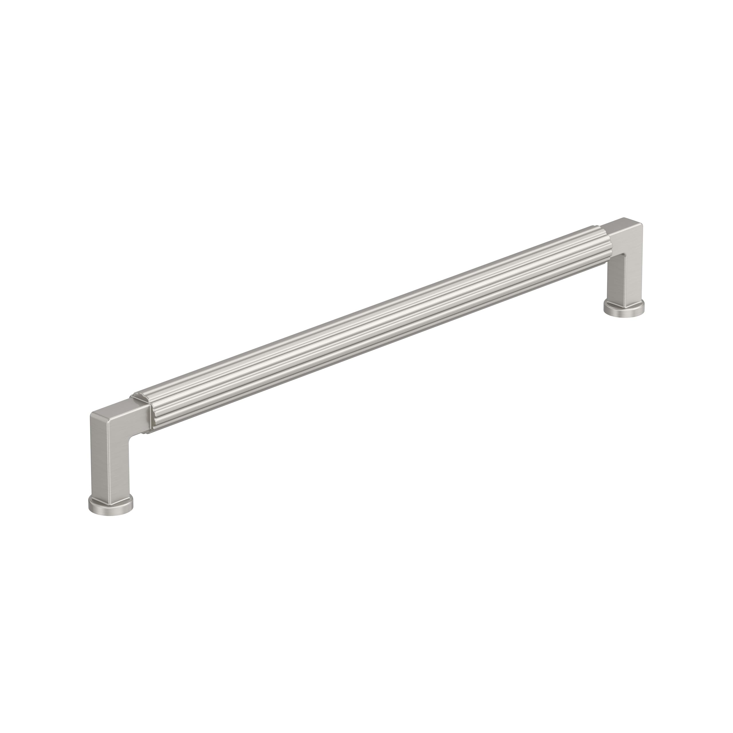 Amerock Ballard 10-1/16 inch (256mm) Center-to-Center Satin Nickel Cabinet Pull, BP37648G10