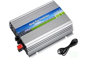 TINGEN 500W Grid Tie Inverter DC Input 10.5V-30V Output 90V-140V Source Power Solar Panel and Battery