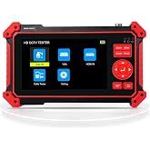 Camera Tester, WANLUTECH 8MP TVI CVI AHD CVBS Analog Camera Tester 5 inches Screen UTP Cable Test HDMI VGA RS485 PTZ Control Audio Test 12V Power Output