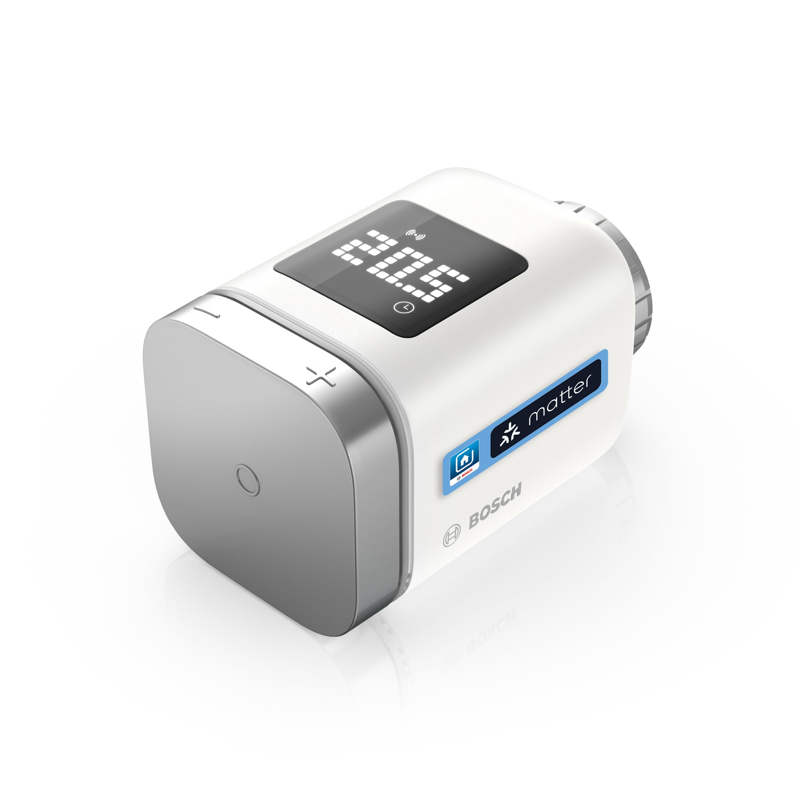 Bosch Smart Home Thermostat De Radiateur II [+M], Thermostat Intelligent, Utilisation Flexible Dans Le Système Bosch Smart Home Ou Dans Les Systèmes Matter De Plusieurs Fabricants