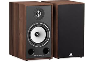 WUIIL triangle Borea BR03 100W 2-Way Bookshelf Speakers, Pair, Chestnut