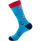 FancyBull Men Funny Socks Adult Crew Novelty Socks, Birthday Gift