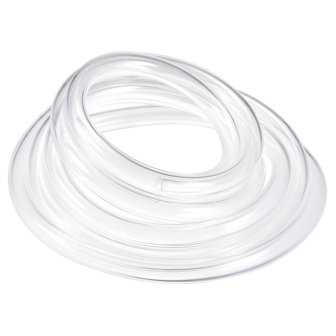 sourcing map PVC Hose Tube, 13mm(0.51") ID x 18mm(0.7") OD 3 Meter 9.8ft Clear Vinyl Tubing, Plastic Flexible Water Pipe