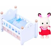 Sylvanian Families - Chocolate Rabbit Baby Set