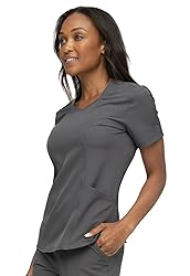 HeartSoul Women Scrubs Top V-Neck Break On Through