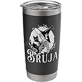 Bruja with Cat, Witch Bruja Stainless Steel Insulated Tumbler