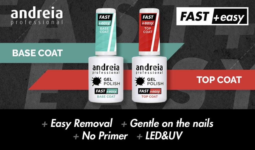 Andreia Professional Gel Nail Base Coat, Fast & Easy Base Coat for Quick Easy Gentle Gel Polish Removal - Image 3