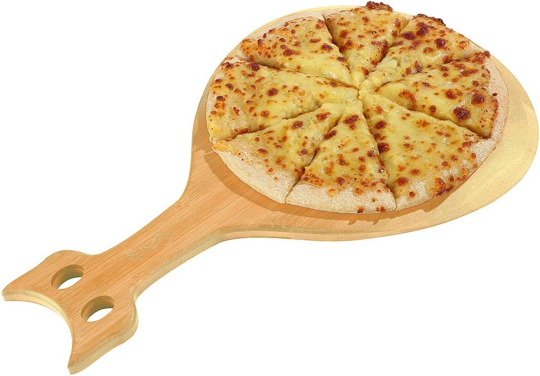 Pizza Peels, Pizza Peel, Pizza Peel Wood, Pizza Paddle, Pizza Peel 14 inch, Wooden Cutting Board, Pizza Stone for oven, Pizza Spatula, Bread, Cutting Fruit, Vegetables (14X8 Inch Cat): Kitchen & Dining