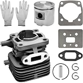 6696527 Cylinder Piston Kit Compatible with CG22EADSLP CG22EASSLP CG22EABSLP CG22EAB CG22EAD CG22EAS TCG-22EAB TCG-22EAS Trimmers Brushcutters