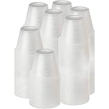 [500 Count - 1 oz.] Perfect Stix Disposable Graduated Plastic Medicine Cups - 1 Ounce Cups with Measurements, Dosage Measure-