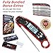 Digital Meat Thermometer- Best Waterproof Instant Read Thermometer with Talking Function, Backlight, Calibration, and Magnet. Super Fast Food Thermometer for Kitchen, Cooking BBQ, Grill!