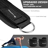 flintronic Ankle Straps for Cable Machines with Double D-Rings view 4
