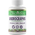 Paradise Herbs Andrographis + Elderberry + Isatis + Honeysuckle | Vegan | Non-Gmo | Gluten Free | 60 Vegetarian Capsules