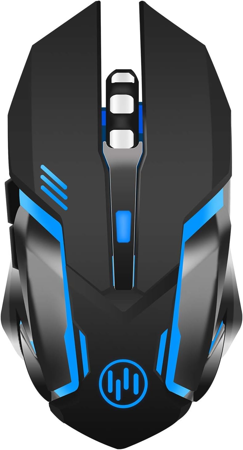 ExtraFind X96, Optical Silent Computer Wireless Mouse, 3 Adjustable DPI, Auto sleeping, 6 buttons for MAC/PC/Notebook (black)