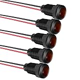 Gebildet 5pcs LED Plastic Indicator Pilot Light