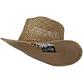 Outdoor Sea Grass Straw Gambler Hat