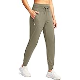 G GRADUAL Women's Joggers Pants with Zipper Pockets High Waisted Sweatpants Athletic Tapered Pants for Women Lounge Workout
