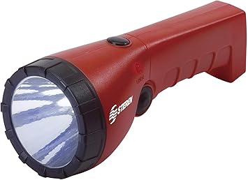 steren lampara recargable de mano con leds blan