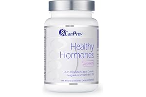CanPrev Healthy Hormones 60 V-Caps 30-Day Supply - Featuring Indole-3-Carbinol, Chasteberry, Black Cohosh, Magnesium, Vitamin