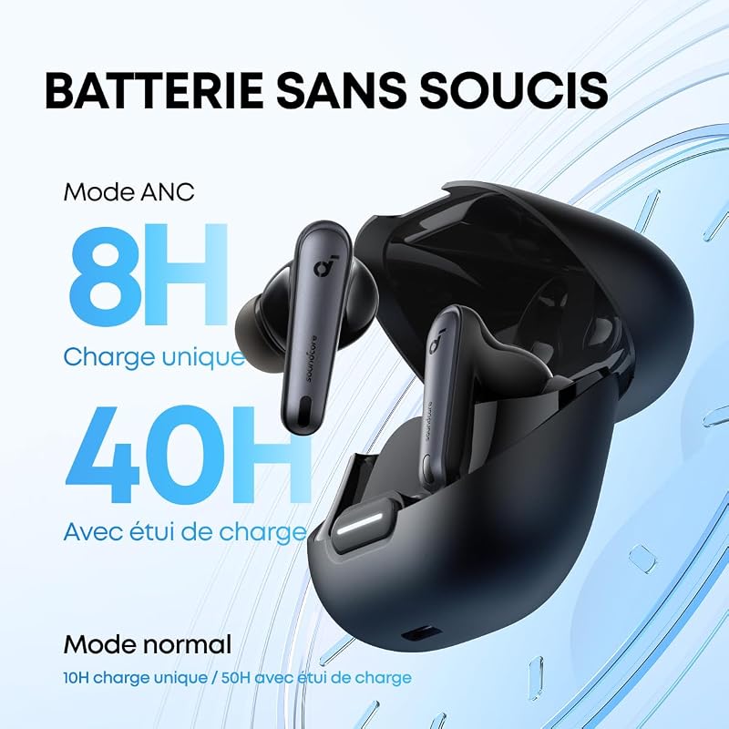 par Anker Liberty 4 NC Écouteurs Bluetooth sans Fil 5.3. avec ANC