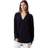 Calvin Klein Women's Relaxed V Neck Blouse