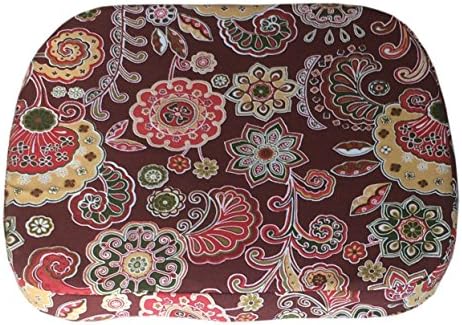 Removable Cover for Memory Foam Coccyx Cushion. 100% Duck Cotton. Made in USA (Red)