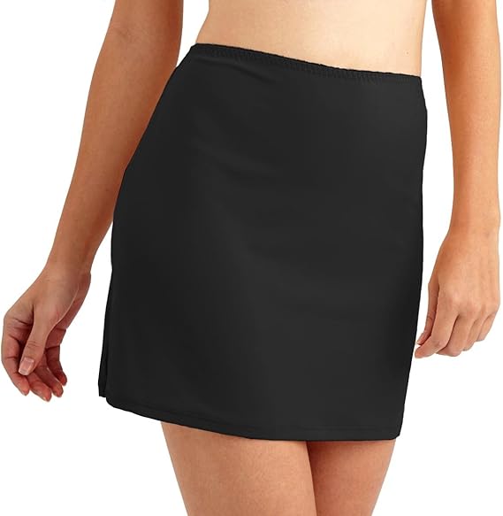 ANNY Women Mini Short Underskirt Half Slip Black Large Amazon.co.uk